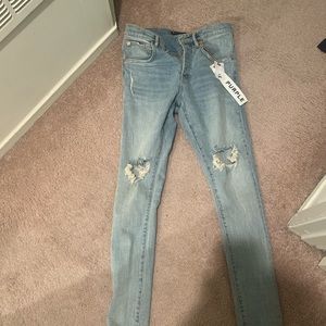 Size 30 brand new purple jeans